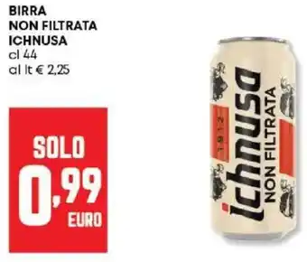 Panorama Birra non filtrata ICHNUSA offerta