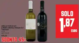 Panorama Grillo sicilia igt e nero d'avola sicilia IGT TREVENTI offerta