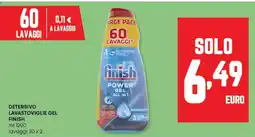 Panorama Detersivo lavastoviglie gel FINISH offerta