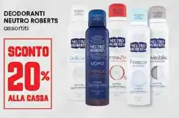 Panorama Deodoranti NEUTRO ROBERTS offerta