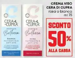 Panorama Crema viso CERA DI CUPRA rosa o bianca offerta