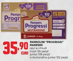 Panorama Pannolini progressi PAMPERS offerta