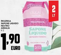 Panorama Ricarica sapone liquido neutro ARKALIA offerta