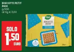 Panorama Biscotti petit PAM offerta