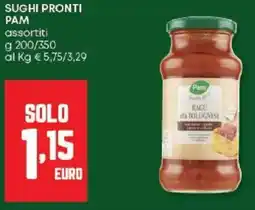 Panorama Sughi pronti PAM offerta