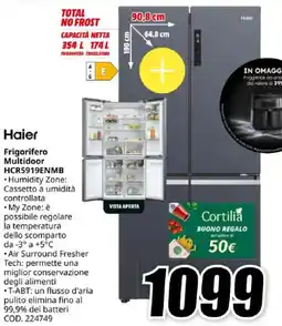 MediaWorld Haier Frigorifero Multidoor HCR5919ENMB offerta