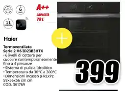 MediaWorld Haier Termoventilato Serie 2 H6 ID23B3HTX offerta