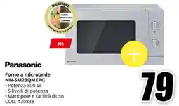 MediaWorld Panasonic Forno a microonde NN-SM23QMEPG offerta