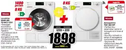 MediaWorld Miele Lavatrice WWB 680 TD WCS 125Y + Asciugatrice TWC 660 WP offerta