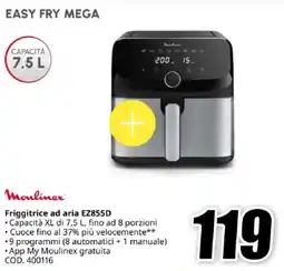 MediaWorld Moulinex Friggitrice ad aria EZ855D offerta