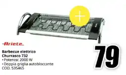 MediaWorld Ariete Barbecue elettrico Churrasco 732 offerta