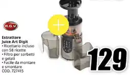 MediaWorld R.G.V. Estrattore Juice Art Digit` offerta