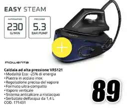 MediaWorld ROWENTA Caldaia ad alta pressione VR5121 offerta