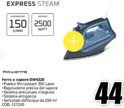 MediaWorld Rowenta Ferro a vapore DW4320 offerta
