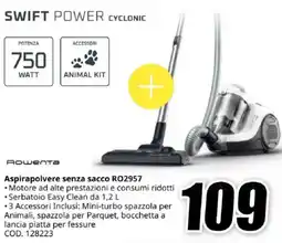 MediaWorld Rowenta Aspirapolvere senza sacco RO2957 offerta