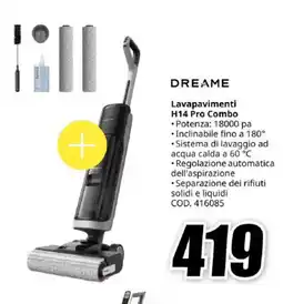 MediaWorld DREAME Lavapavimenti H14 Pro Combo offerta