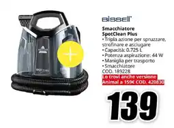 MediaWorld Bissell Smacchiatore SpotClean Plus offerta