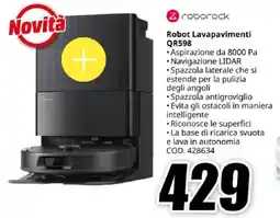 MediaWorld roborock Robot Lavapavimenti QR598 offerta
