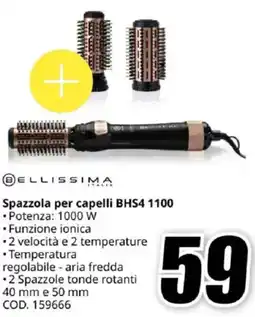MediaWorld BELLISSIMA Spazzola per capelli BHS4 1100 offerta