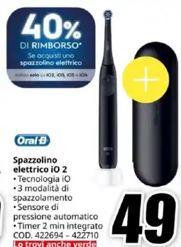 MediaWorld Oral-B Spazzolino elettrico iO 2 offerta