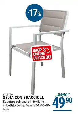 Cfadda Sedia con braccioli offerta
