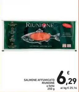Spazio Conad Salmone affumicato RIUNIONE offerta