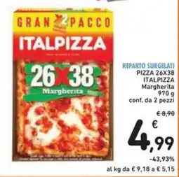 Spazio Conad Pizza 26x38 ITALPIZZA Margherita offerta