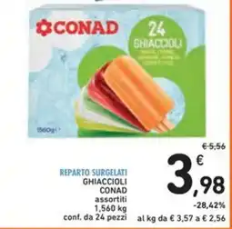 Spazio Conad Ghiaccioli CONAD offerta