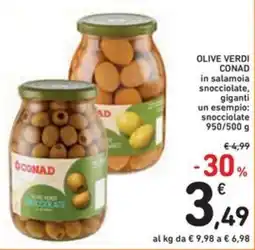 Spazio Conad Olive verdi CONAD offerta