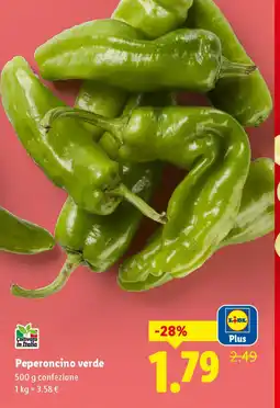 Lidl Peperoncino verde offerta