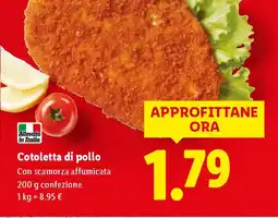 Lidl Cotoletta di pollo offerta