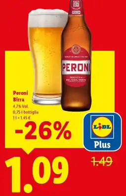 Lidl Peroni Birra offerta