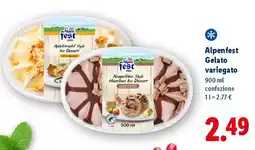 Lidl Alpenfest Gelato variegato offerta
