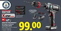 Lidl PARKSIDE PERFORMANCE Set trapano avvitatore ricaricabile, 80 Nm offerta