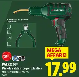 Lidl PARKSIDE Pistola saldatrice per plastica offerta