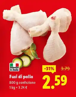 Lidl Fusi di pollo offerta