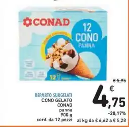 Spazio Conad Cono gelato CONAD offerta