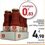 Spazio Conad Passata di pomodoro DE RICA offerta