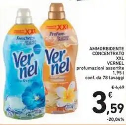Spazio Conad Ammorbidente concentrato xxl VERNEL offerta