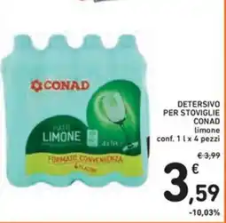 Spazio Conad Detersivo per stoviglie CONAD offerta