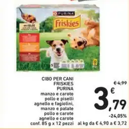 Spazio Conad Cibo per cani friskies PURINA offerta
