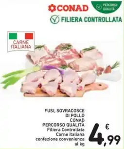 Spazio Conad Fusi, sovracosce di pollo CONAD PERCORSO QUALITÀ offerta