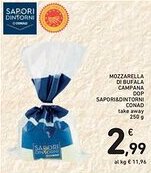 Spazio Conad Mozzarella di bufala campana dop SAPORI&DINTORNI CONAD offerta