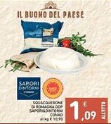 Spazio Conad Squacquerone di romagna dop SAPORI&DINTORNI CONAD offerta