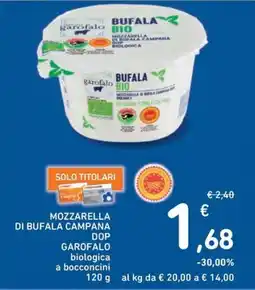 Spazio Conad Mozzarella di bufala campana dop GAROFALO offerta