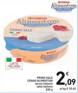 Spazio Conad Primo sale CONAD ALIMENTUM offerta