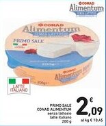 Spazio Conad Primo sale CONAD ALIMENTUM offerta
