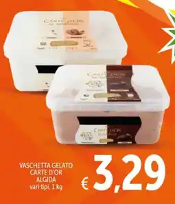 Spazio Conad Vaschetta gelato carte d'or ALGIDA offerta