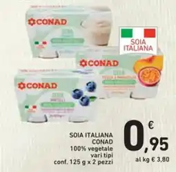 Spazio Conad Soia italiana CONAD offerta