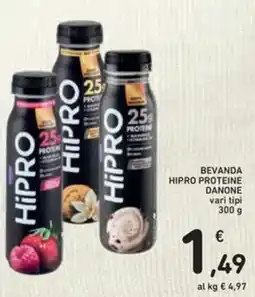 Spazio Conad Bevanda hipro proteine DANONE offerta